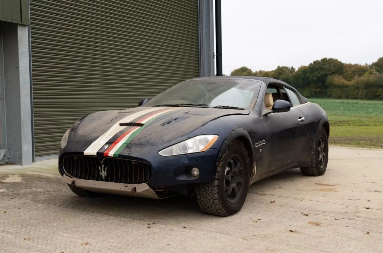 Maserati from "The Grand Tour" Mauritania episode for auction