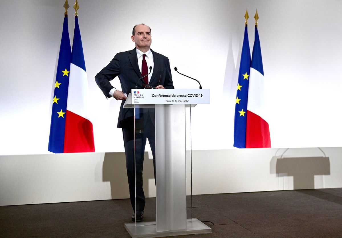Koronawirus. Premier Francji Jean Castex ogłosił częściowy lockdown w kraju