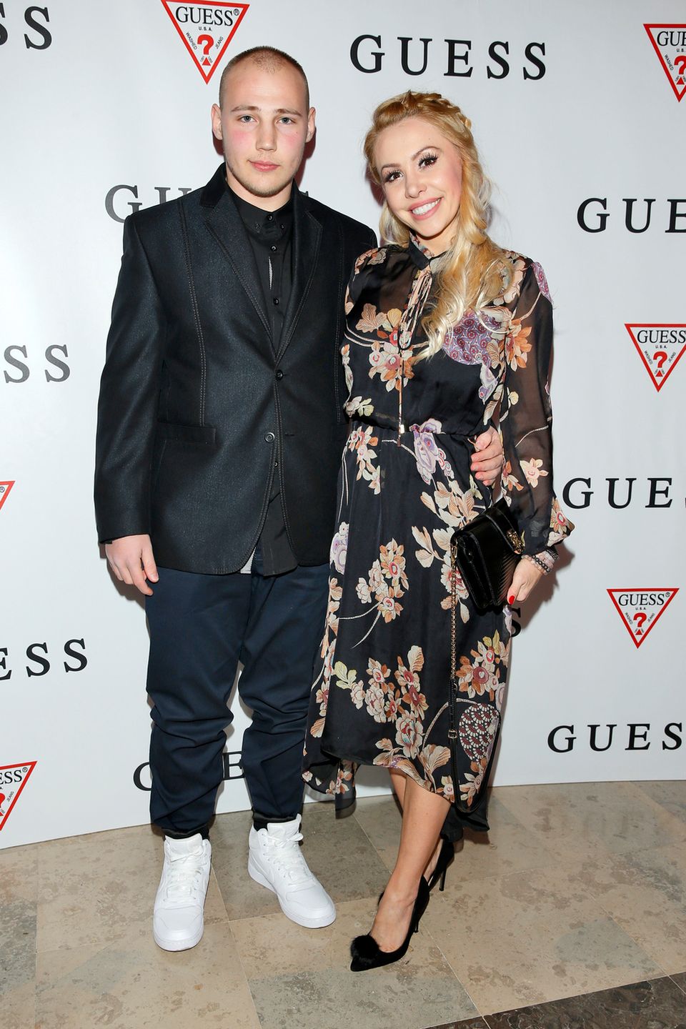 Mateusz Nowak, Ewa Lubert - pokaz kolekcji GUESS 2017