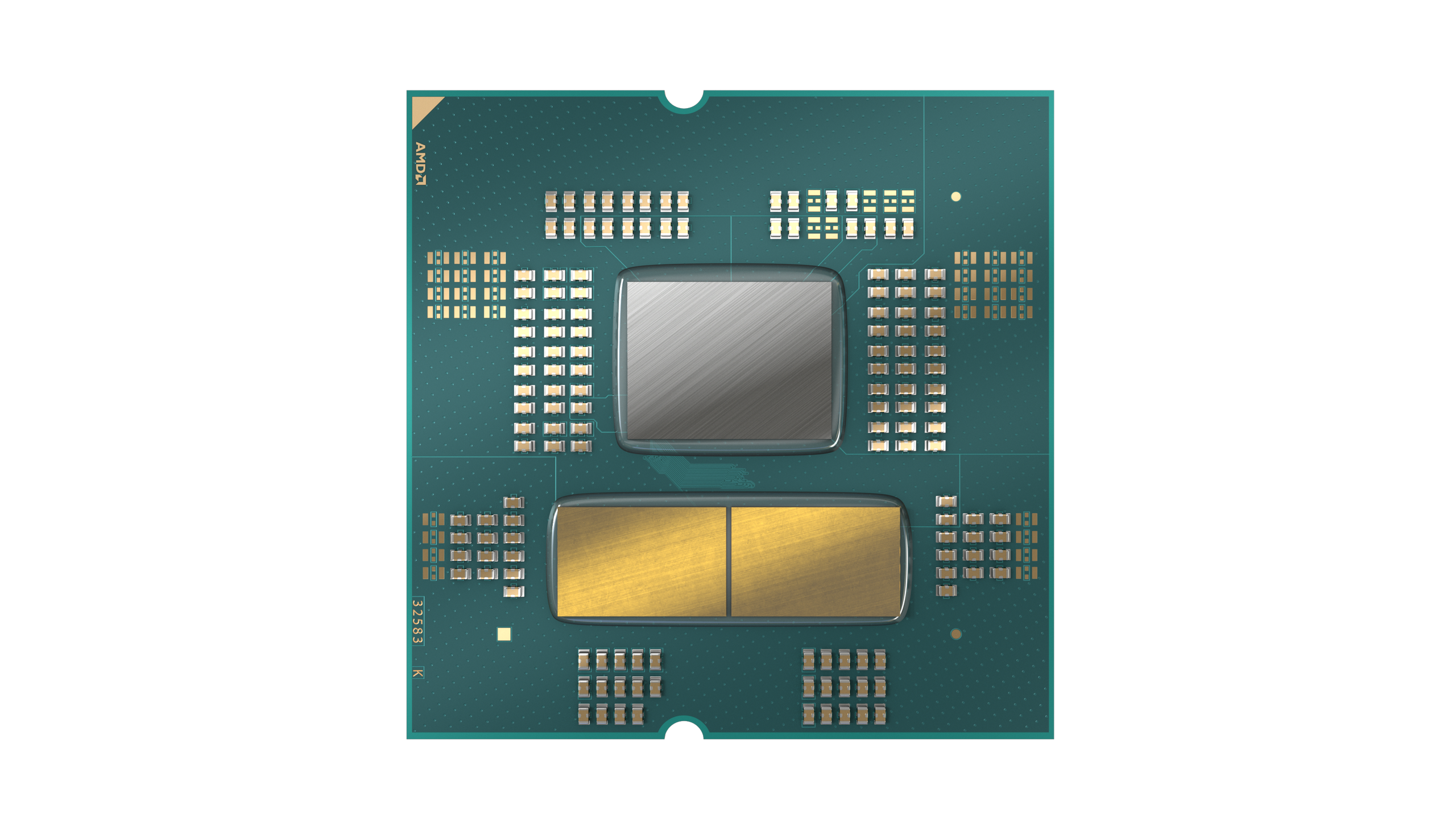 Render budowy nowego Ryzena serii 7000 pod IHS-em.