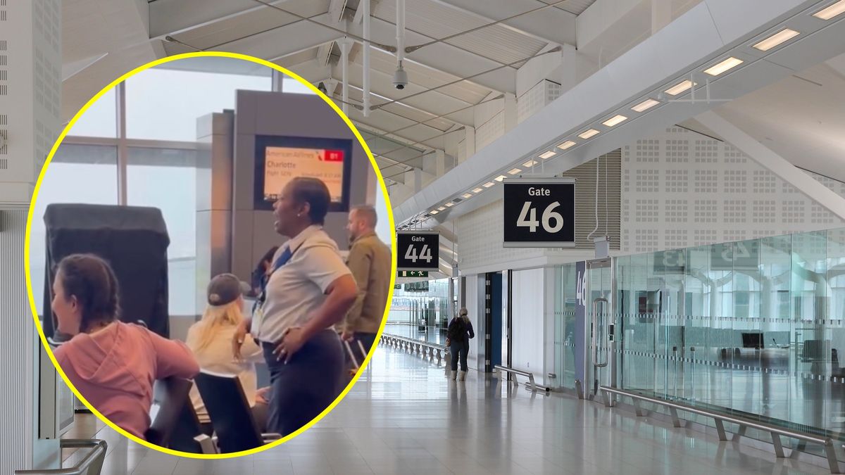 Pracownica lotniska rozczuliła pasażerów 