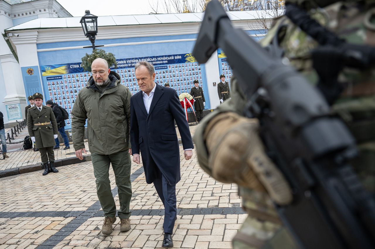 Tusk w Kijowie. "Nie ma rzeczy ważniejszej"