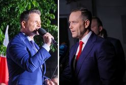 "Ofensywny Trzaskowski z flagą" i "wyrobiony Nawrocki". W sztabach zawrzało po debacie