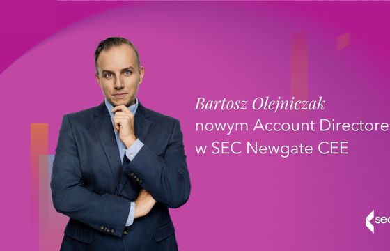 Bartosz Olejniczak account directorem w SEC Newgate CEE