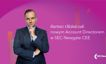 Bartosz Olejniczak account directorem w SEC Newgate CEE