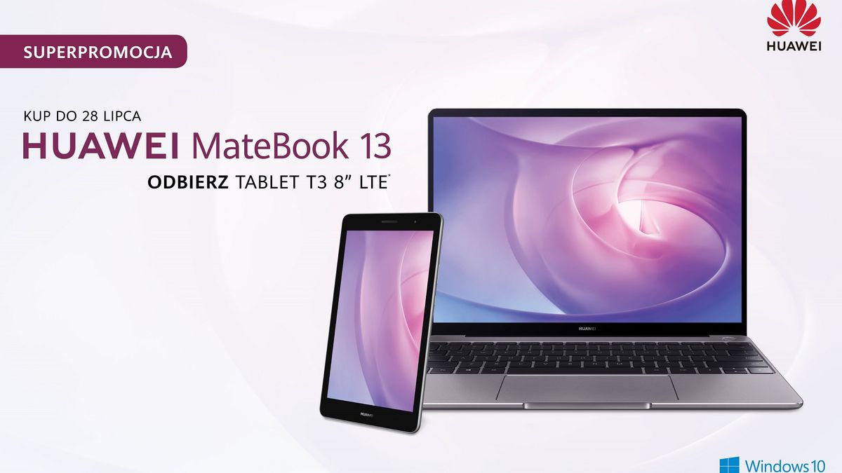Promocja Huawei - tablet do laptopa