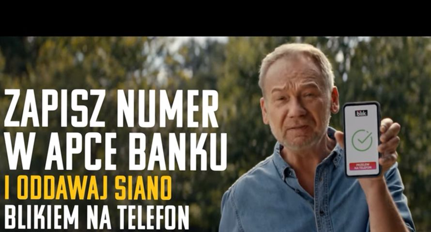 Blik z Mirosławem Baką promuje przelewy na telefon