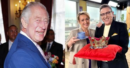 Andrzej Sołtysik z okazji koronacji króla Karola III... zasiadł na tronie w "Dzień Dobry TVN". Widzowie: "Wygląda jak nadworny błazen" (FOTO)
