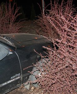 Nie zauważył ronda po pijaku