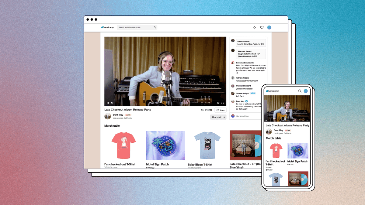Na żywo, ale w internecie. Bandcamp startuje z platformą wirtualnych koncertów 1