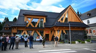 Poronin: Nowy budynek z Ośrodkiem Pomocy Społecznej otwarty