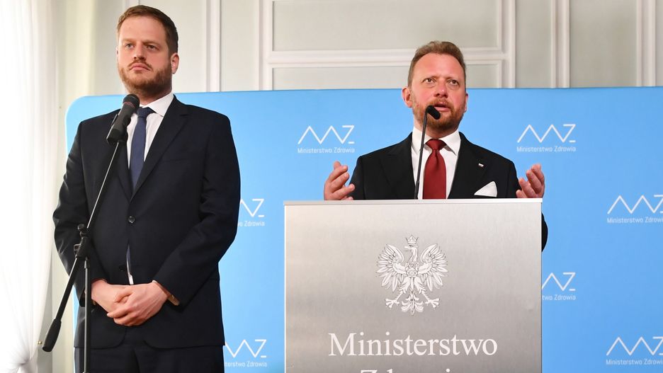 Janusz Cieszyński i Łukasz Szumowski