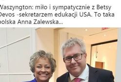Wpadka Czarneckiego w USA. "To taka Anna Zalewska"