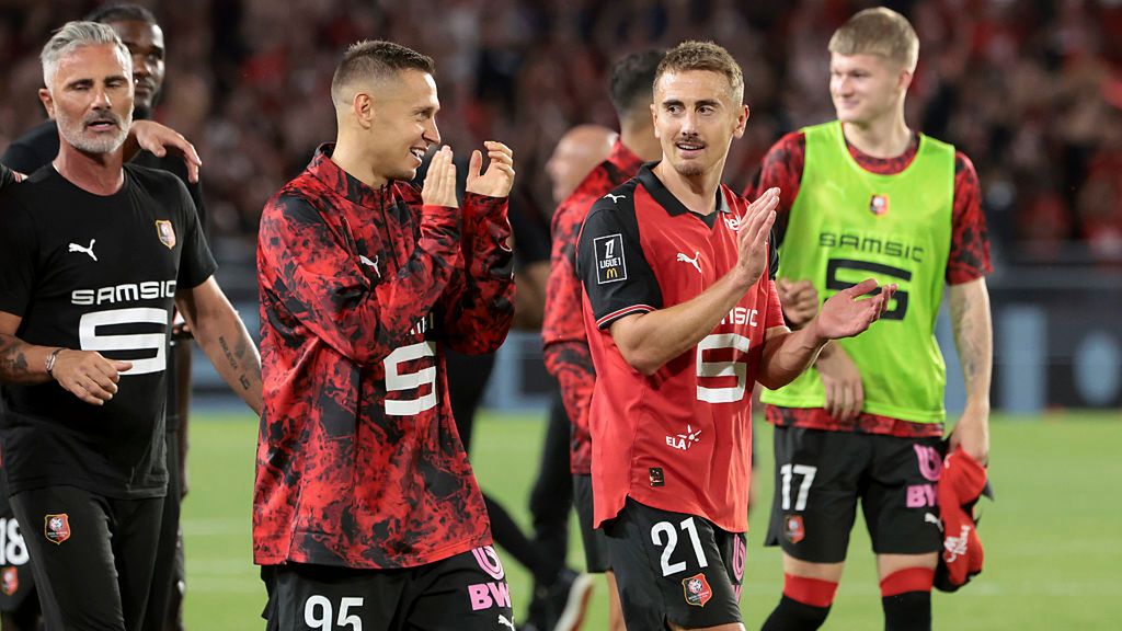 Getty Images / Jean Catuffe / Na zdjęciu: Przemysław Frankowski z kolegami z drużyny