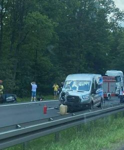 Śląsk. Wypadek na DK 1 w Piasku. Droga zablokowana, ucierpiało dziecko