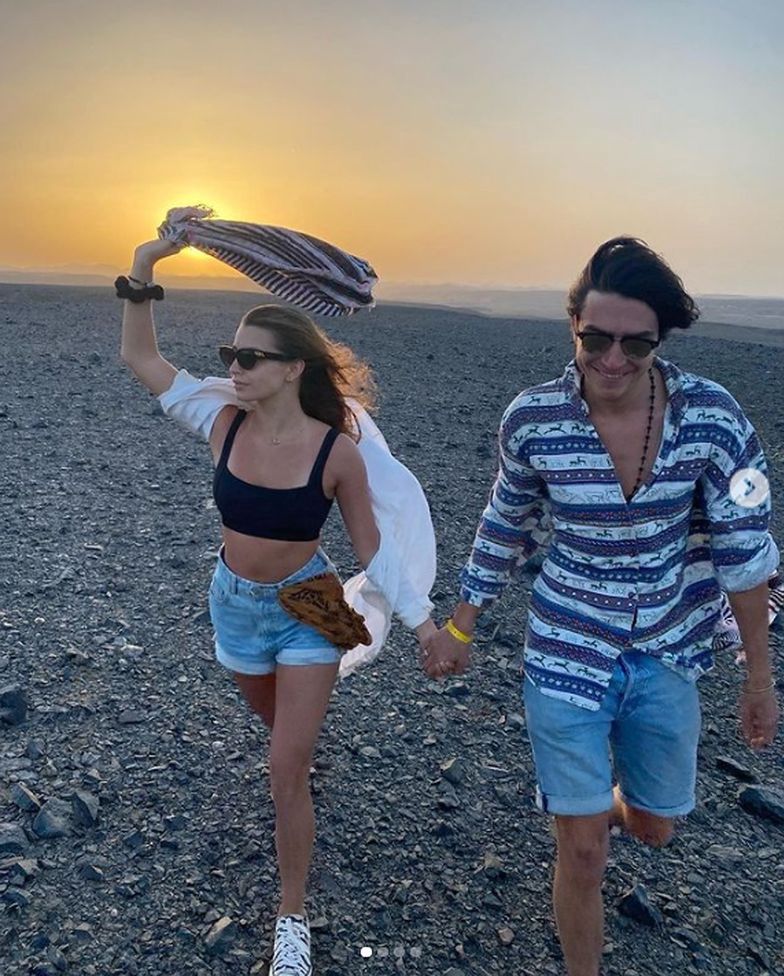 Julia Wieniawa i Nikodem Rozbicki w Egipcie