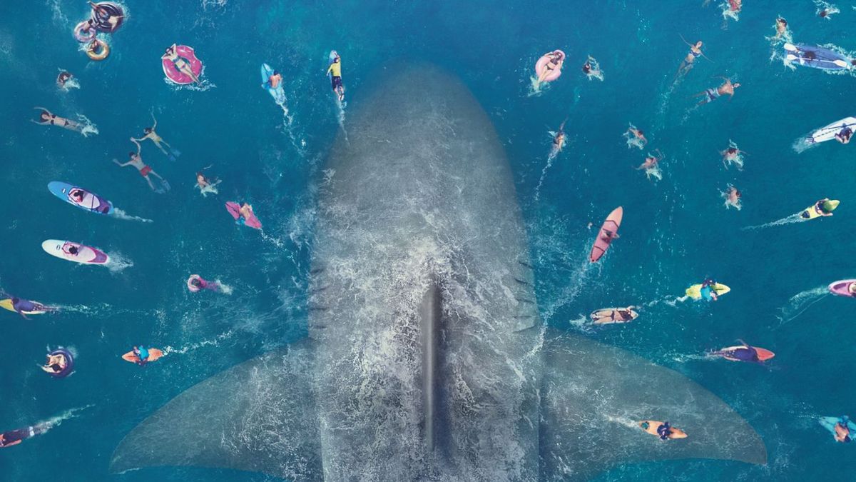 Wielki rekin na spokojnych wodach w superprodukcji "The Meg"  na DVD i Blu-ray