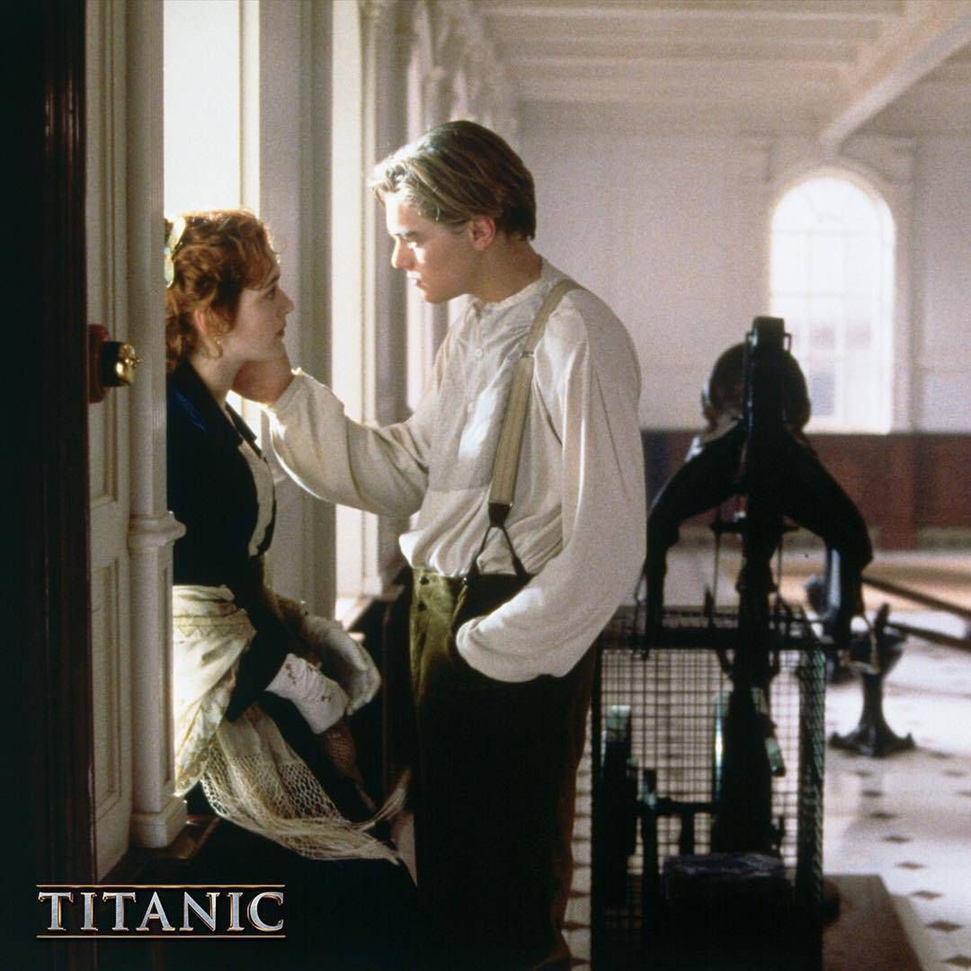 Kate Winslet i Leonardo DiCaprio w filmie "Titanic", Instagram