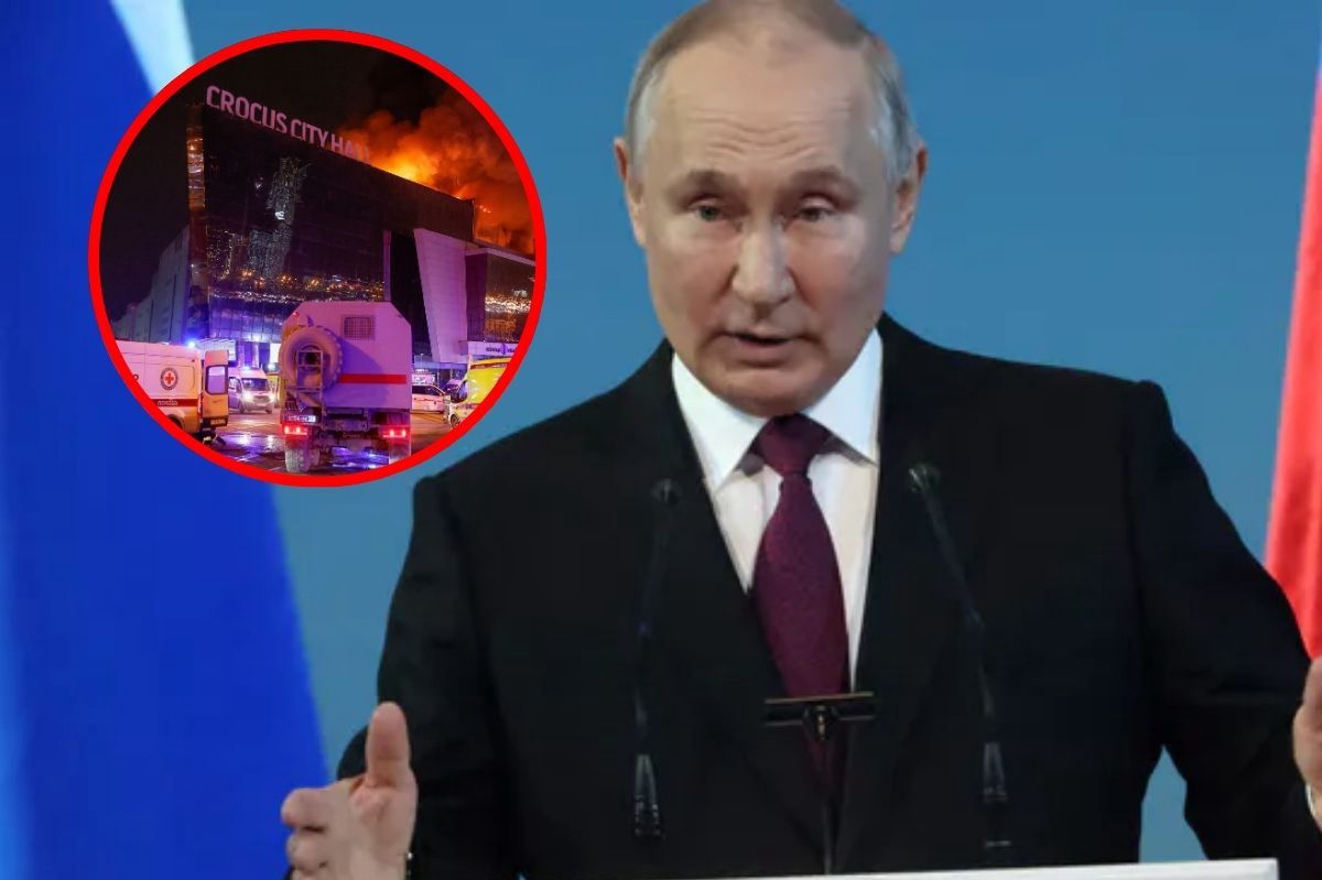 Putin doesn't believe in an Islamist attack. "They want to destroy our unity."