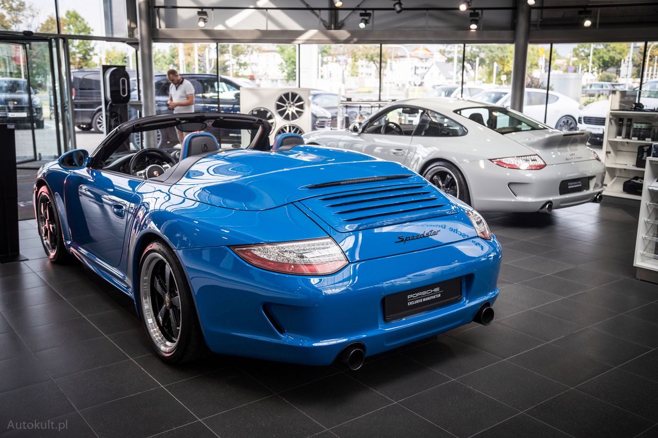 Porsche 911 Speedster i 911 Sport Classic można zobaczyć w Warszawie jeszcze przez dwa dni (fot. Mateusz Żuchowski)