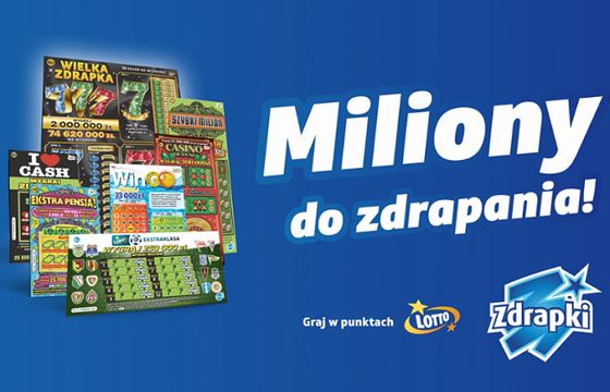 „Miliony do zdrapania” reklamują Zdrapki Lotto (wideo)