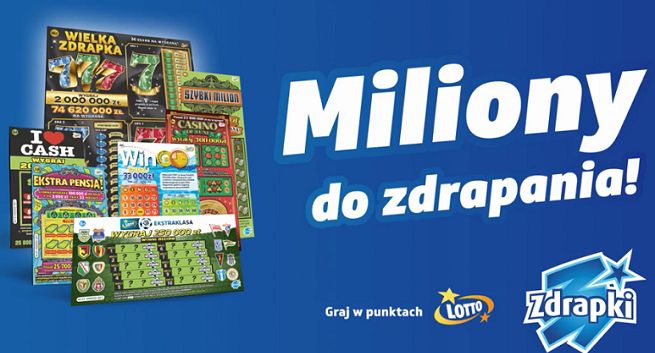 „Miliony do zdrapania” reklamują Zdrapki Lotto (wideo)