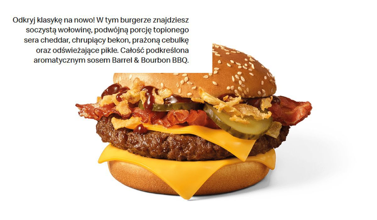 Nowy burger w McDonald's (mcdonalds.pl)