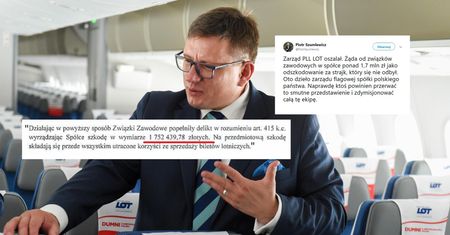 LOT chce blisko 2 mln zł odszkodowania od związkowców. "Zarząd oszalał"