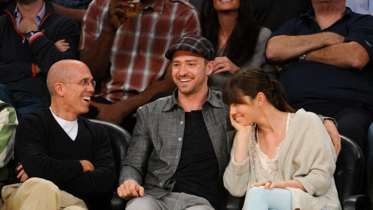 Justin Timberlake i jego żona Jessica Biel są częstymi gośćmi na meczach NBA