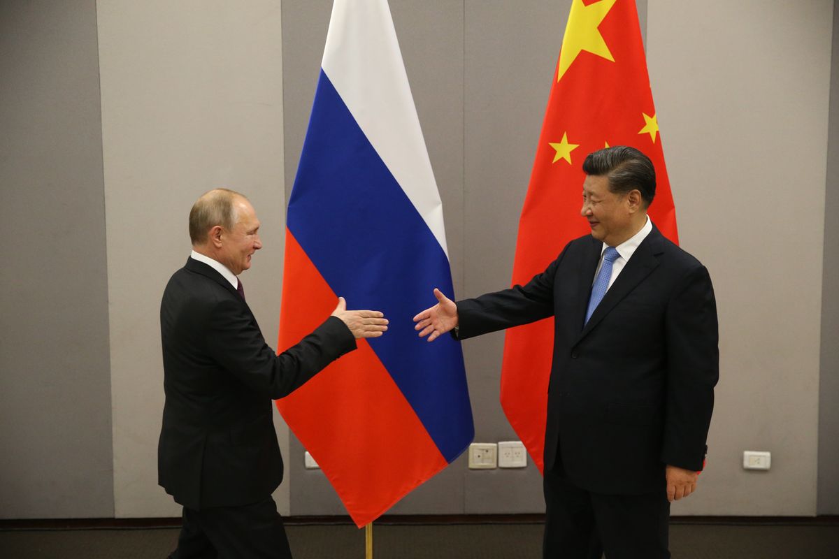Zachód obawiał się sojuszu między Chinami i Rosją (Photo by Mikhail Svetlov/Getty Images).
