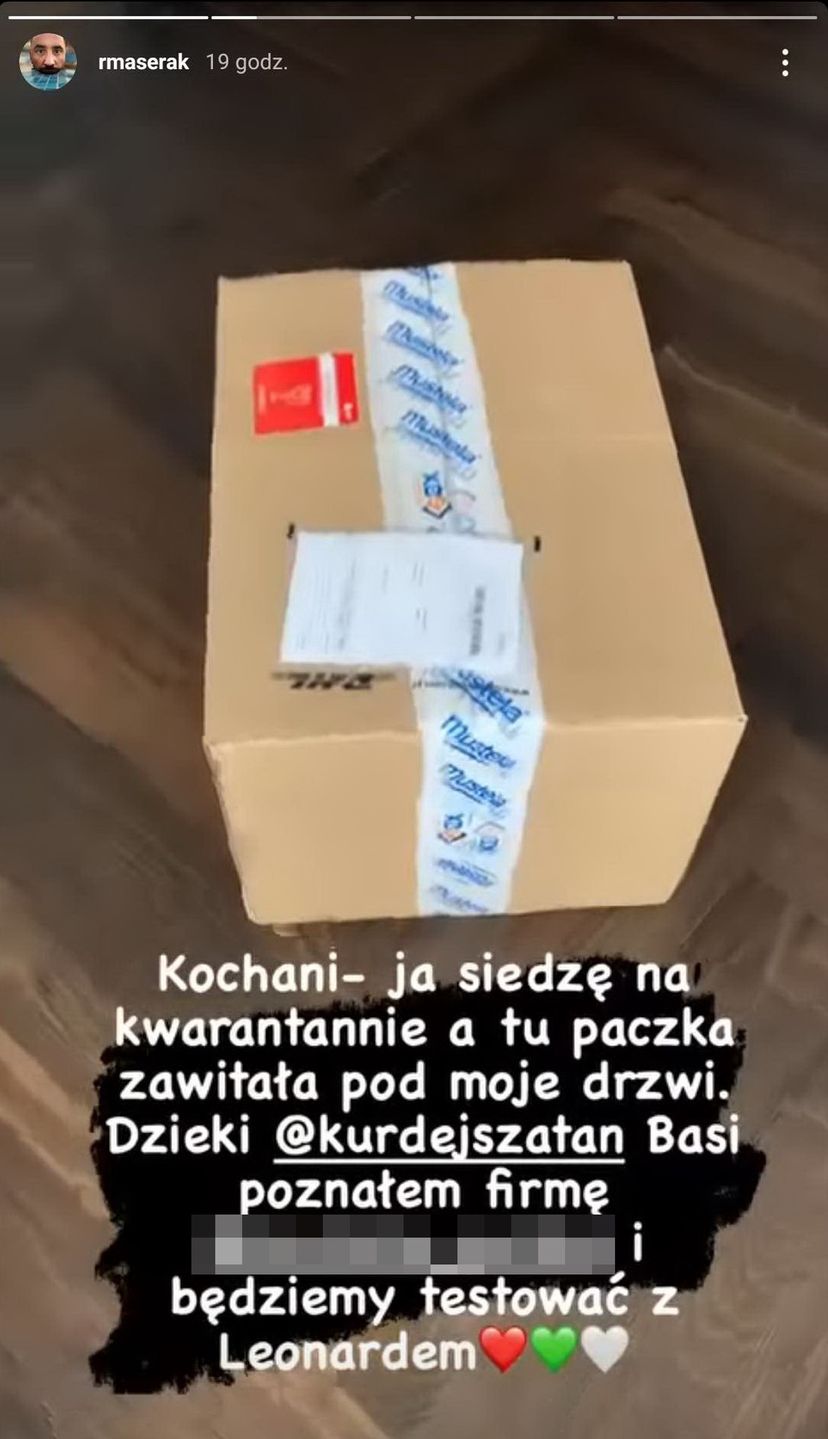 Rafał Maserak na kwarantannie z powodu koronawirusa