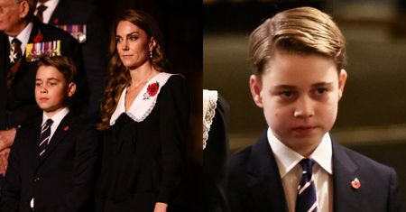 Książę George DEBIUTUJE u boku księżnej Kate na Festiwalu Pamięci. Zabrakło księcia Williama (FOTO)