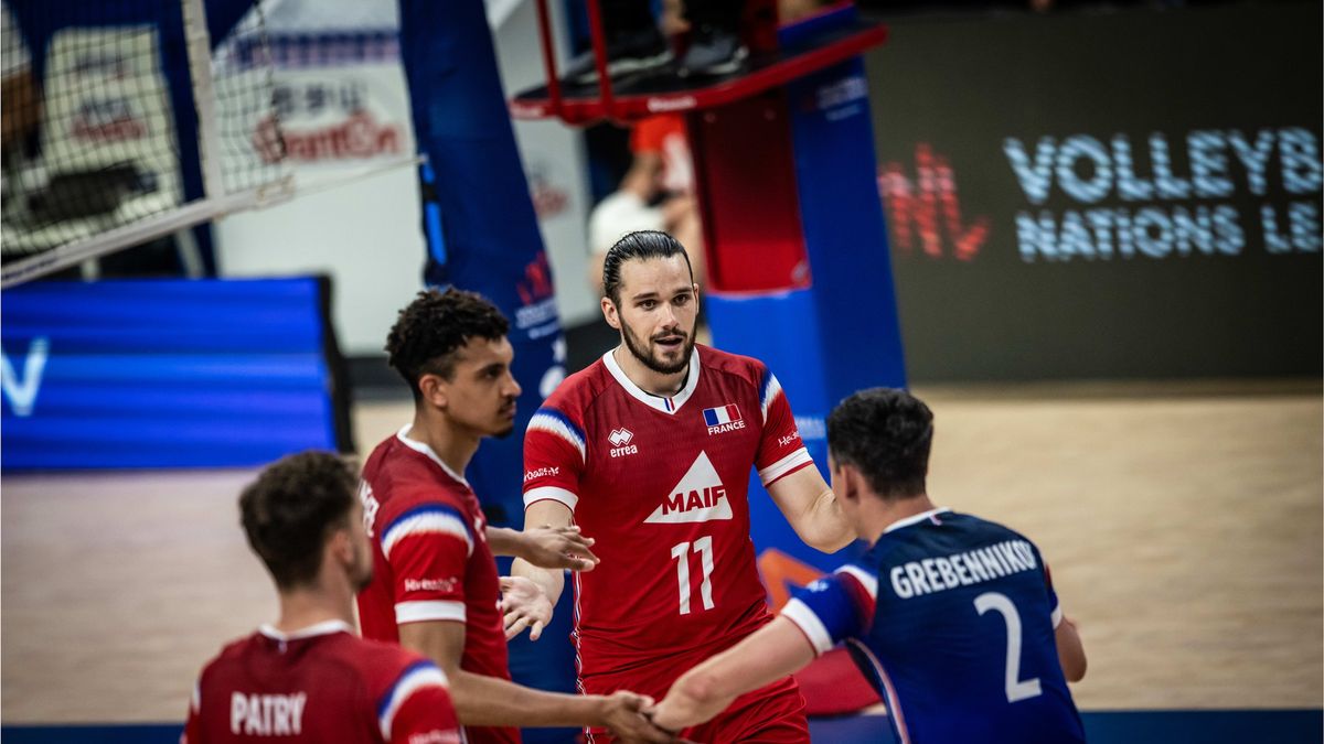 Materiały prasowe / VolleyballWorld / Na zdjęciu: reprezentacja Francji