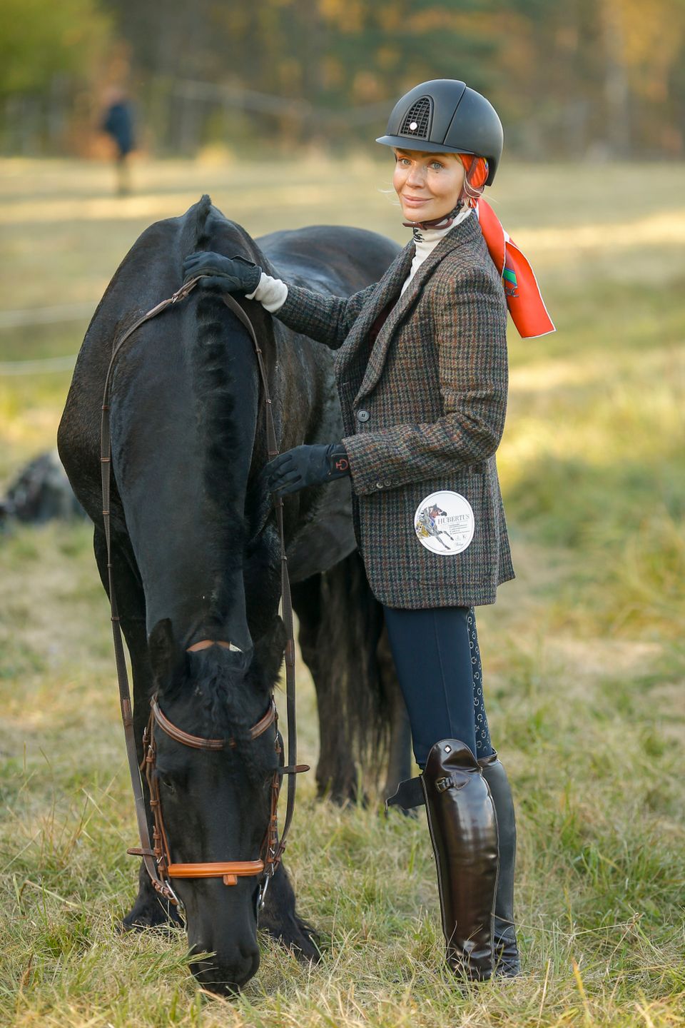 Agnieszka Woźniak-Starak na "Hubertusie" w Gałkowie
