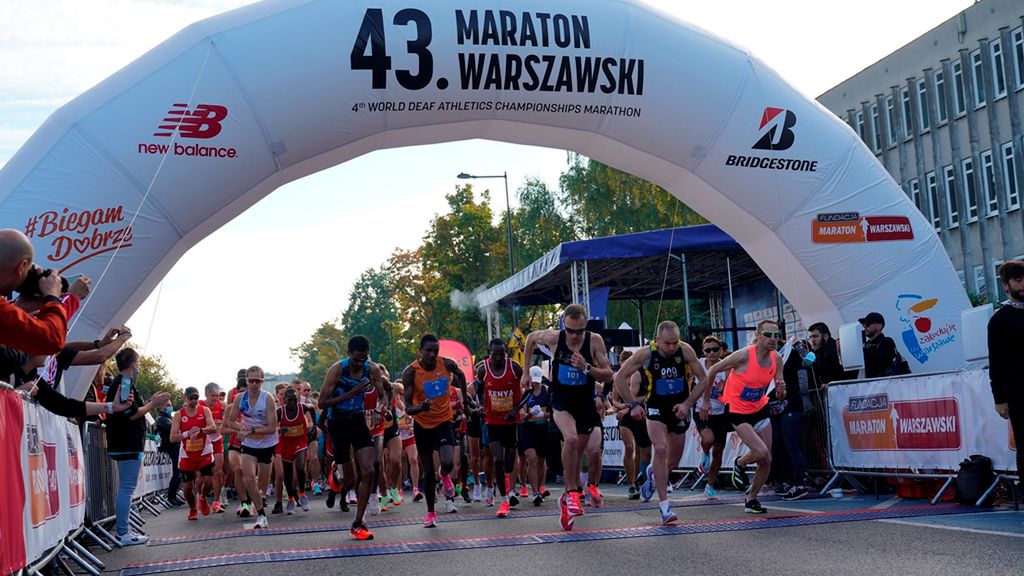 Znamy zwycięzców 43 Maratonu i 15 Półmaratonu Warszawskiego Padł rekord Mistrzostw Świata Głuchych w Maratonie