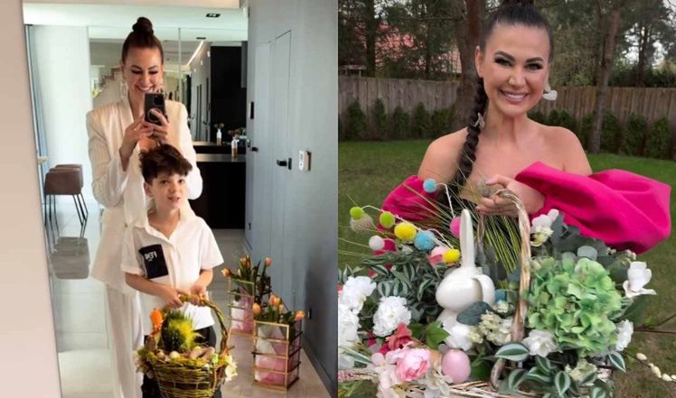 Wielkanoc 2024. Gwiazdy pozują z koszyczkami i nie tylko