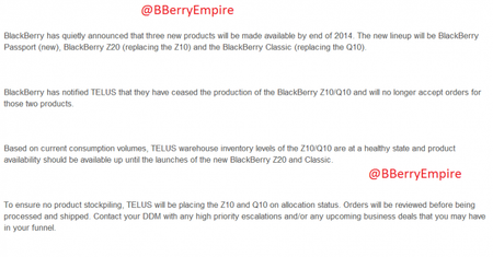 BlackBerry Z20: Pierwsze info