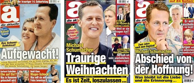 Niemiecki tabloid od lat zarabia na tragedii Schumachera