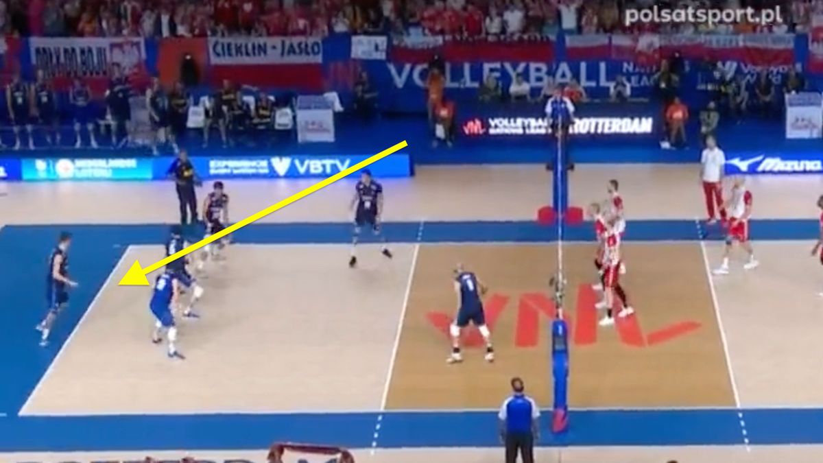 Twitter / TT/Polsat Sport / Tak polscy siatkarze zakończyli spotkanie z reprezentacją Włoch.