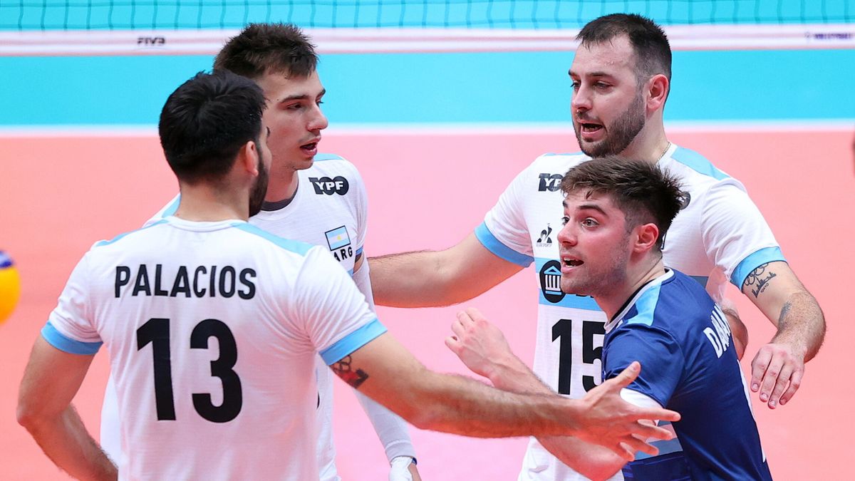 PAP / Łukasz Gągulski / Na zdjęciu: siatkarze reprezentacji Argentyny