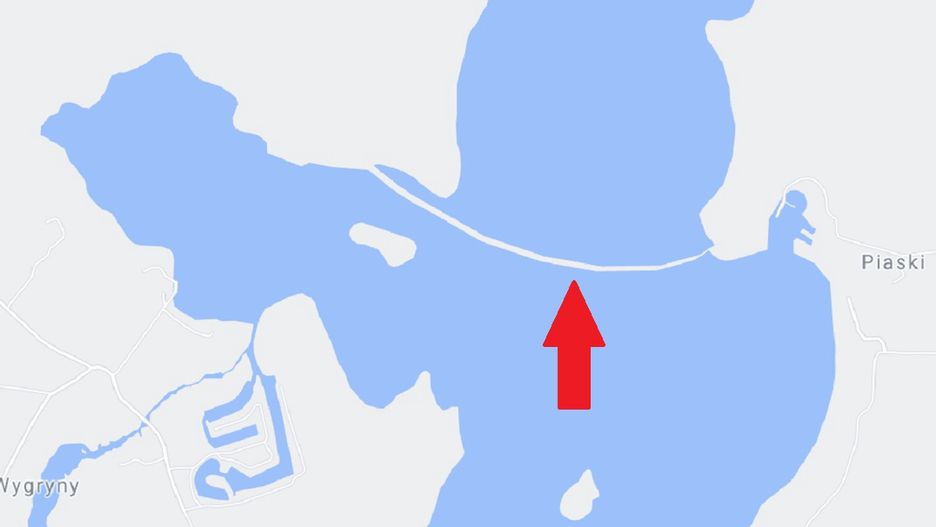 Mapy Google zaliczają wpadkę. Pokazują mierzeję, która nie istnieje