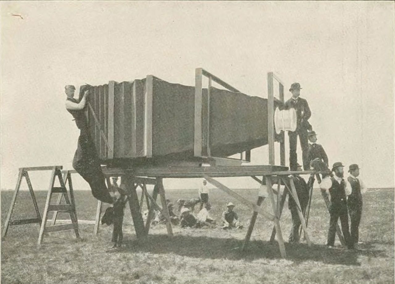 Największy aparat świata powstał w 1900 roku