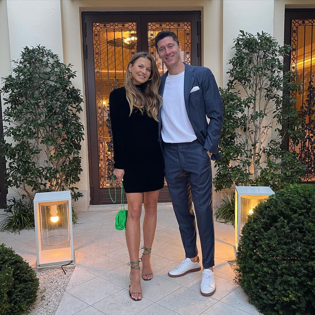 Ania i Robert Lewandowscy na randce