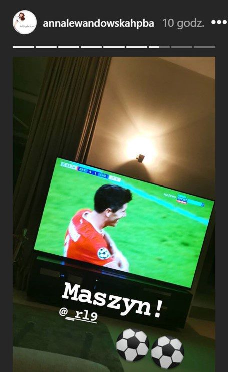 Instastories Lewandowskiej