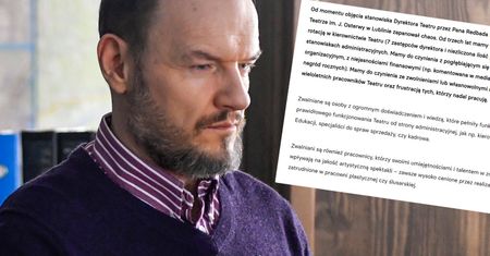 Redbad Klynstra zarabia w teatrze 20 tys. zł miesięcznie. Pracownicy prostestują