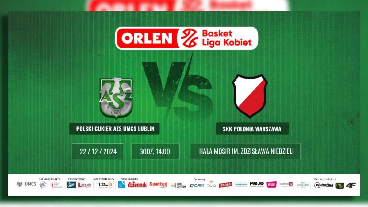 grafika Polski Cukier AZS UMCS Lublin - SKK Polonia Warszawa