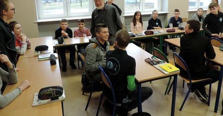 Peter Steil w SP1 w Chodzieży
