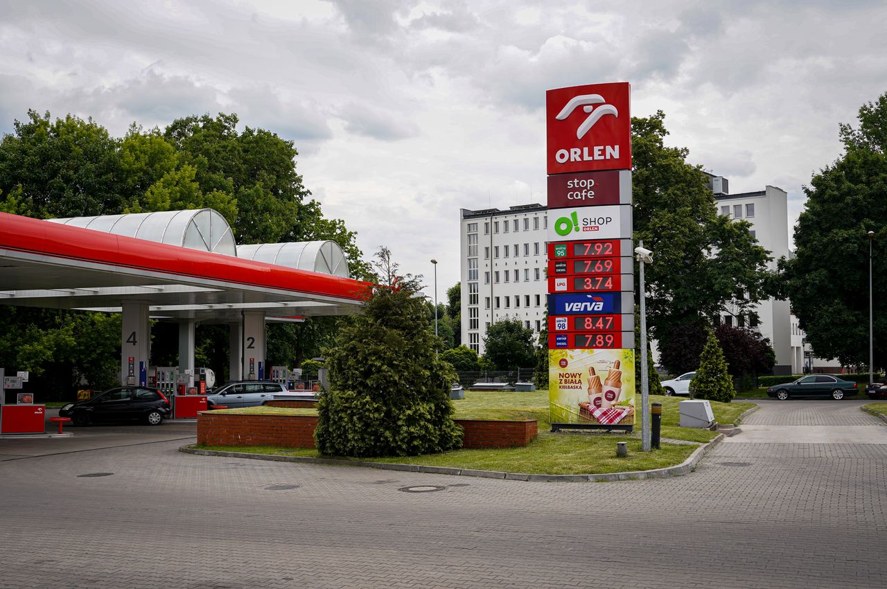 Nieudany protest na pilskim Orlenie