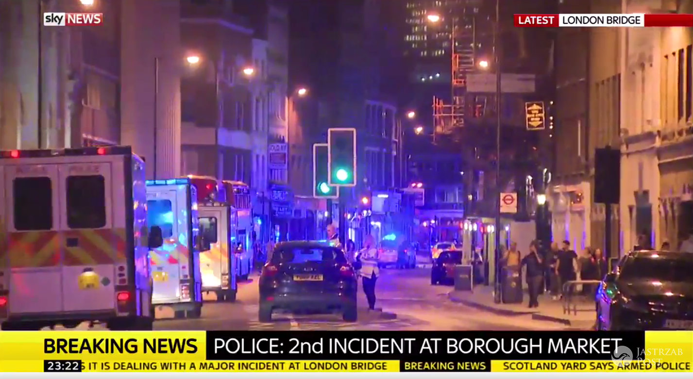 Kierowca vana zaatakował ludzi nożem na London Bridge