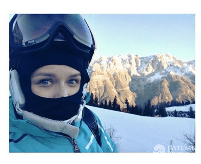 Aneta Zając na nartach we Włoszech - Instagram